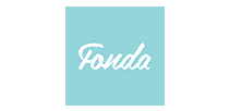 Turquoise Fonda mexican food logo