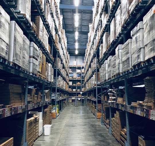 Big logistics warehouse