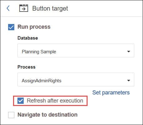 planning analytics refresh