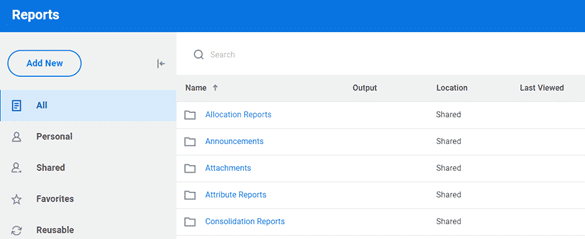 Enhancements to reporting interface in Workday Adaptive Planning