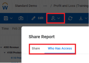 share report access