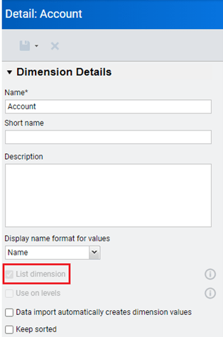 8 List Dimensions