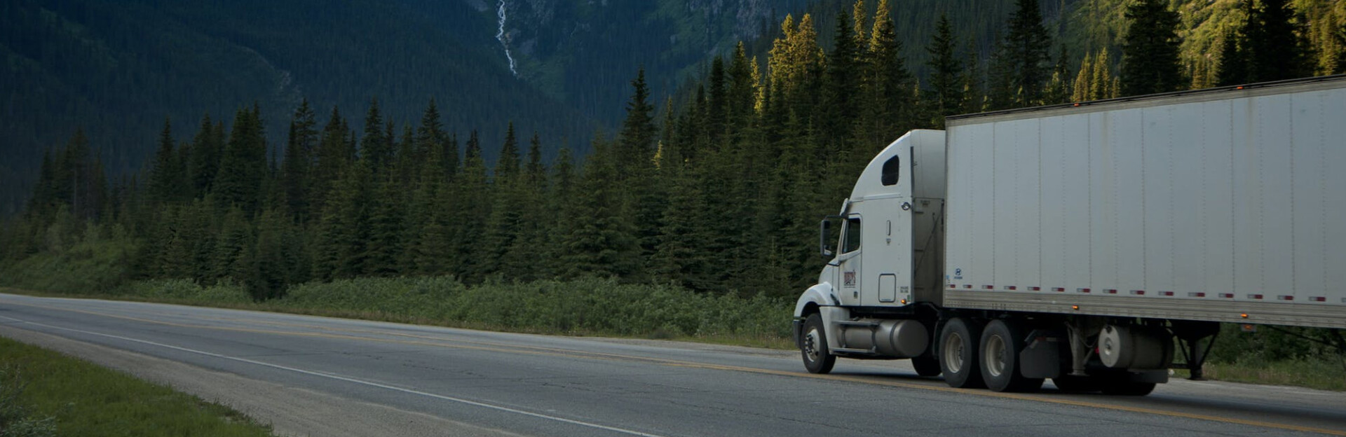 truck transport road nature