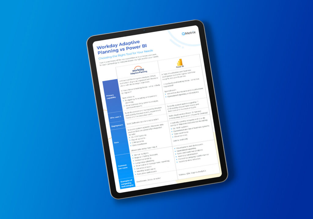 Workday Adaptive Planning 2026 R1 Release Review | QMetrix