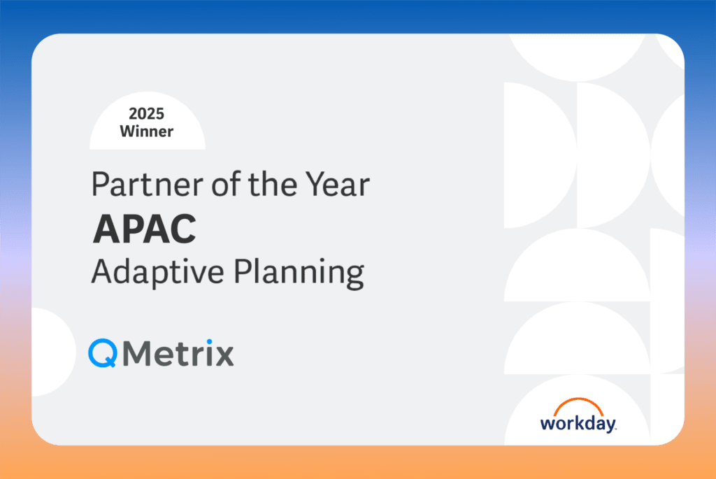 2025 Winner of Workday Adaptive Planning Partner of the Year is QMetrix