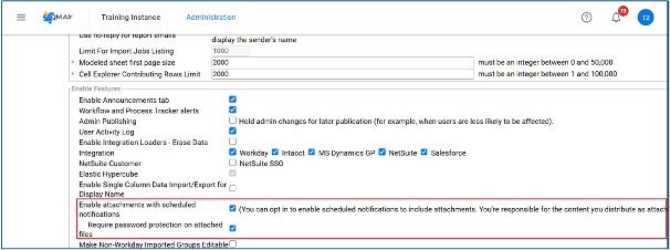 Attachments in scheduled notifications