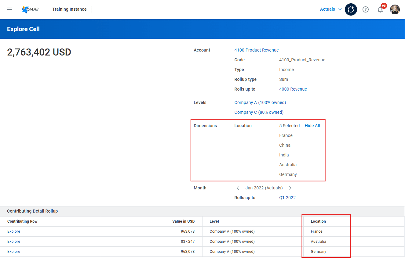 Multicoordinate Support for Cell Explorer