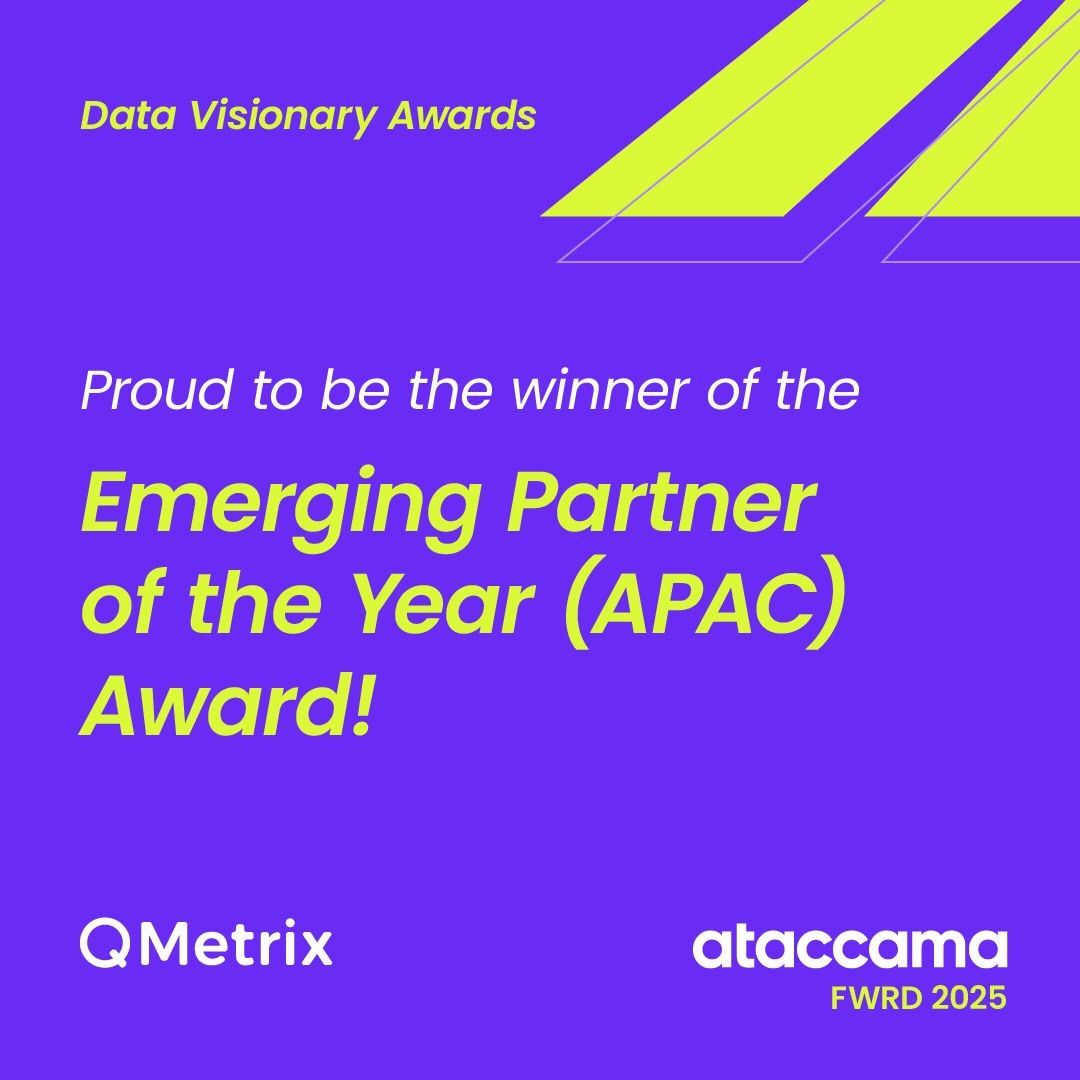 QMetrix Wins Ataccama’s Emerging Partner of the Year (APAC) Award