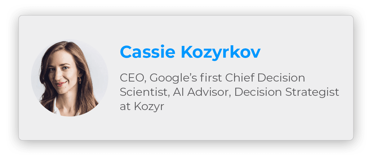 What data-driven organisations should pay attention to in 2026 5 Cassie Kozyrkov ataccama FWRD2025 e1765857600139