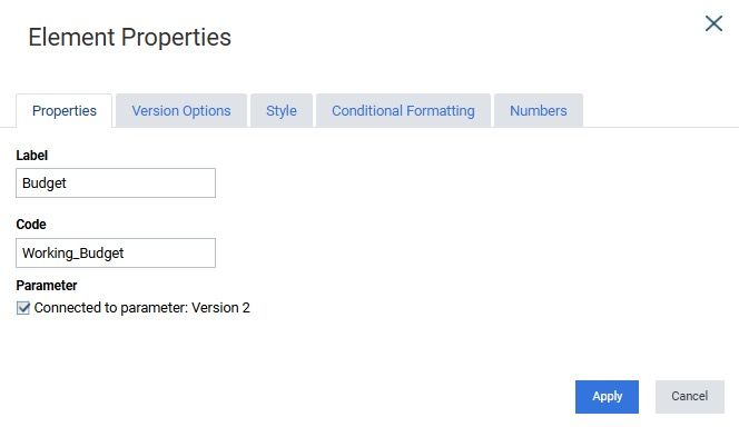 Any element on your Report Canvas, excluding Filters, can be renamed by adding a Label