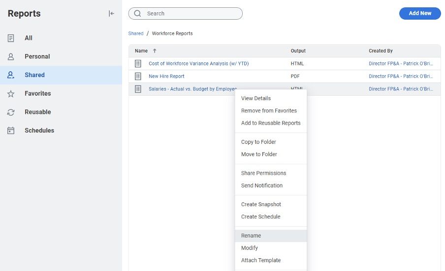 Simply right click and select Rename to edit its title