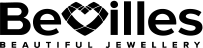 Bevilles logo with a heart-shaped diamond design replacing the "v", and the words "BEAUTIFUL JEWELLERY" below.