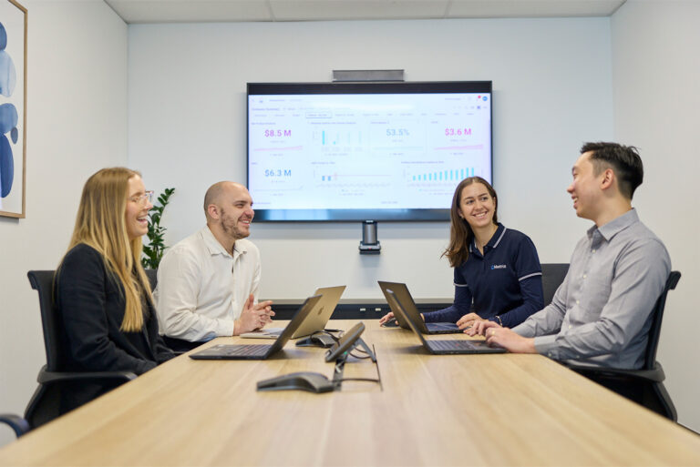 QMetrix boardroom meeting