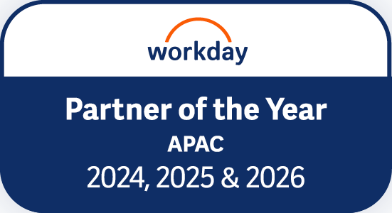 Badge to show QMetrix has been awarded Workday Adaptive Planning Partner of the Year for APAC in 2024, 2025, and 2026, recognising excellence in Workday Adaptive Planning implementation.
