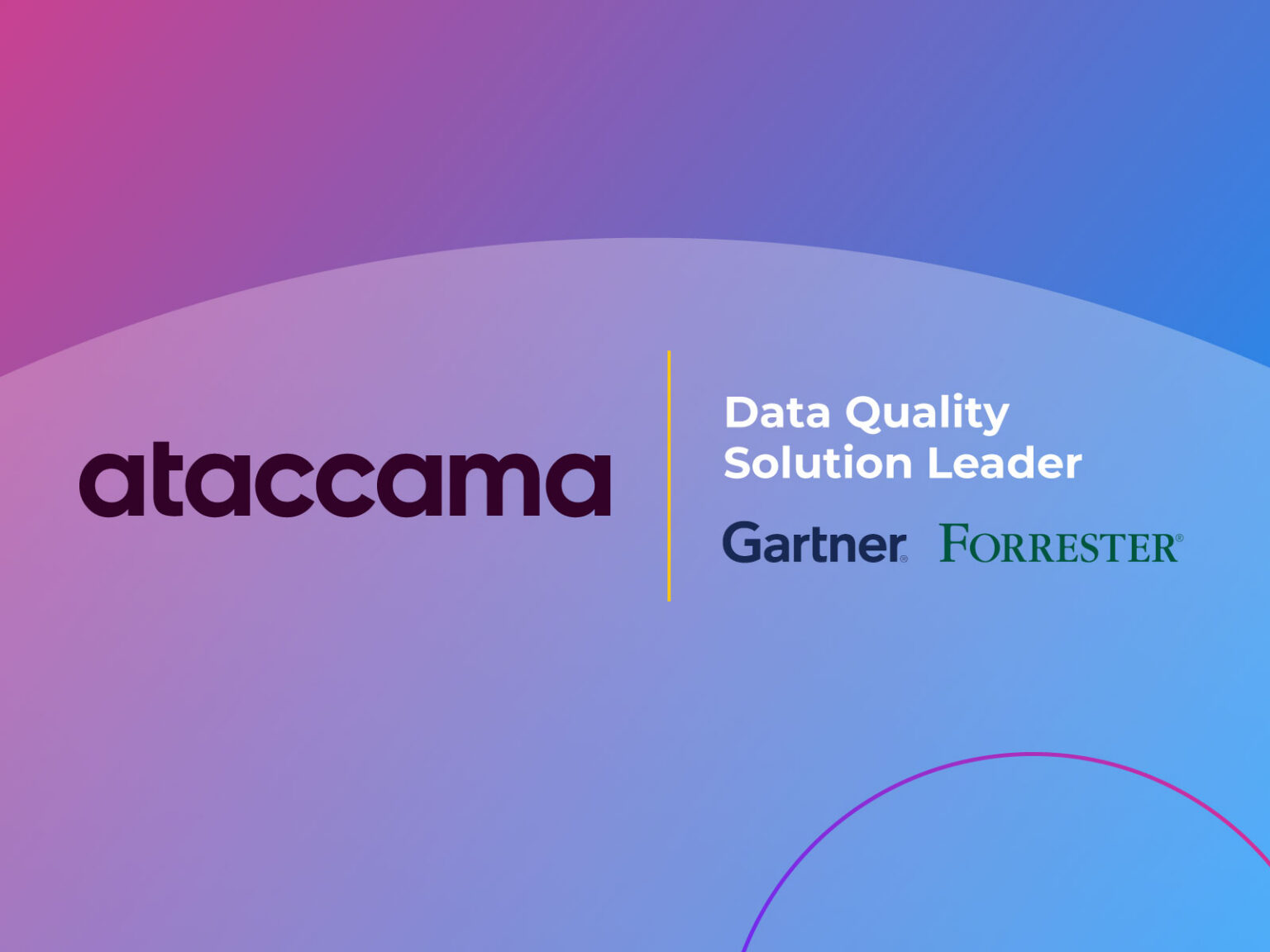 Ataccama: Leader for Data Quality solutions by Gartner and Forrester in ...