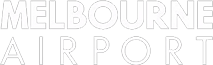 Melbourne Airport logo in white