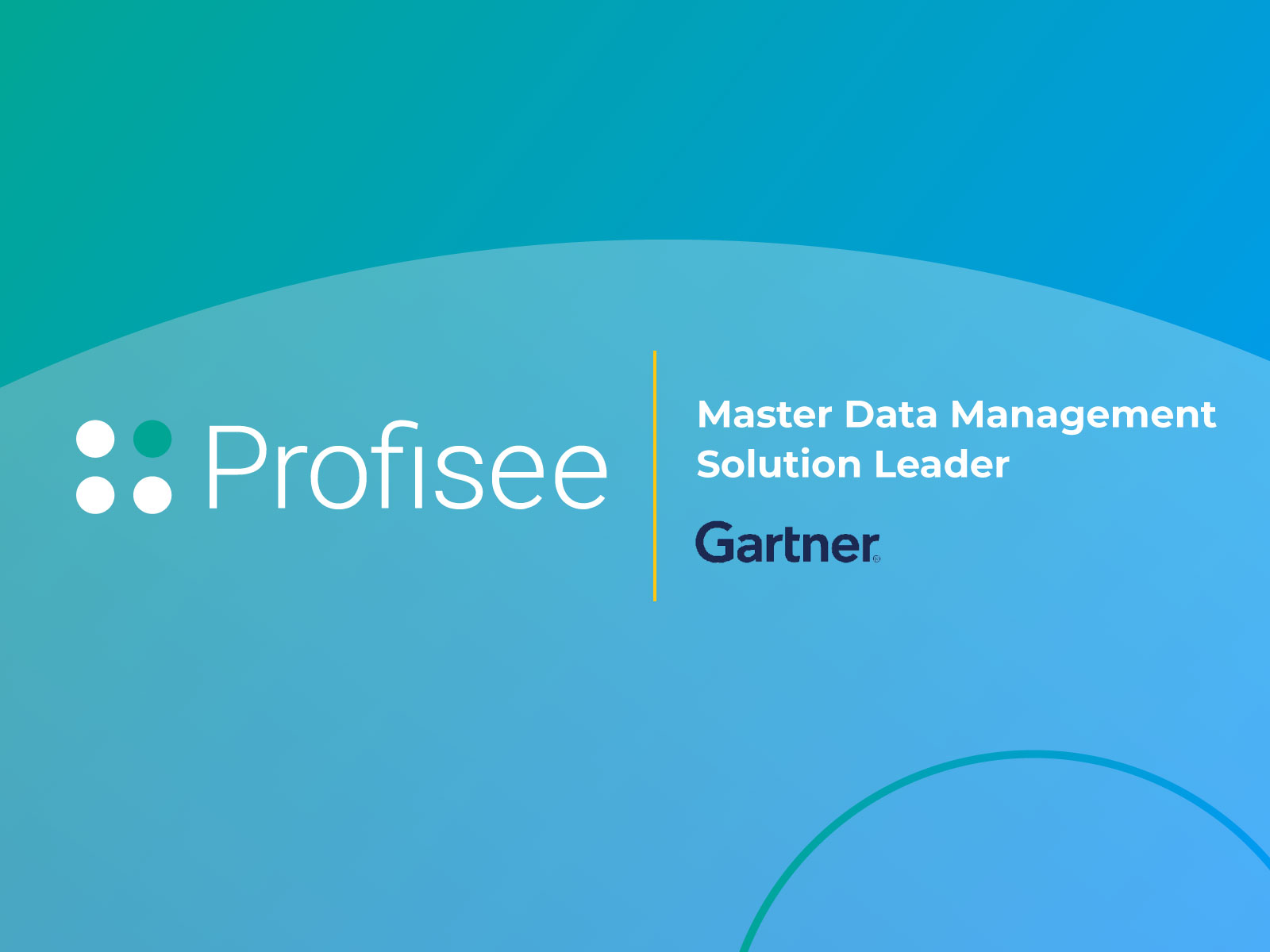 Profisee is Gartner Master Data Management Solution Leader