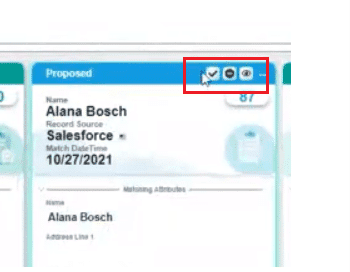 Icons for Approve or Reject are shown at the top of each card