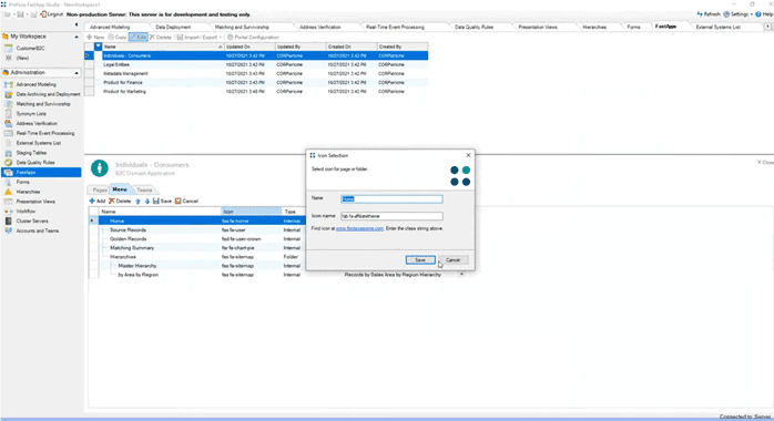 Profisee FastApp configuration