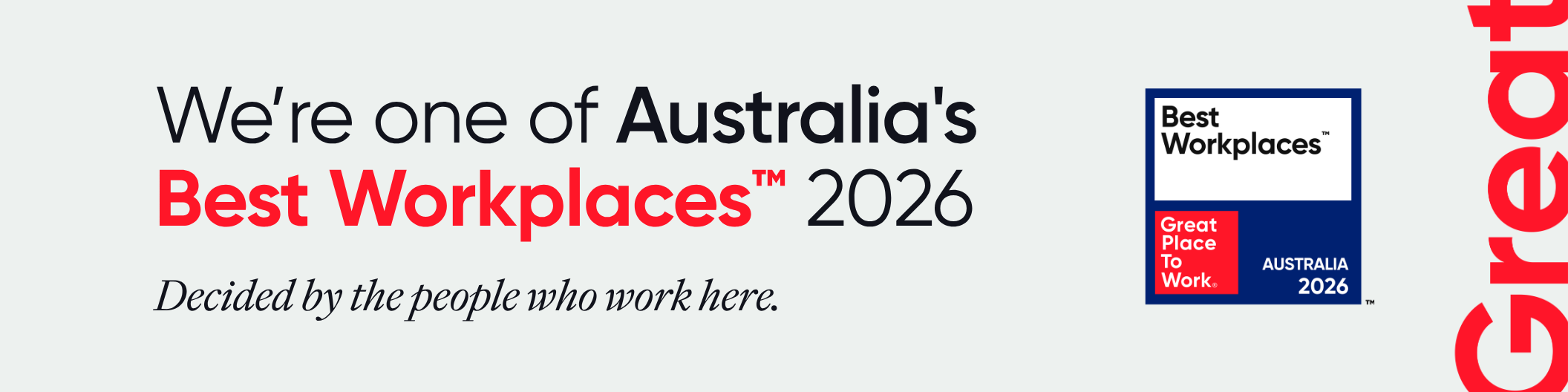 Best Workplaces Australia 2026 celebrating QMetrix's recognition